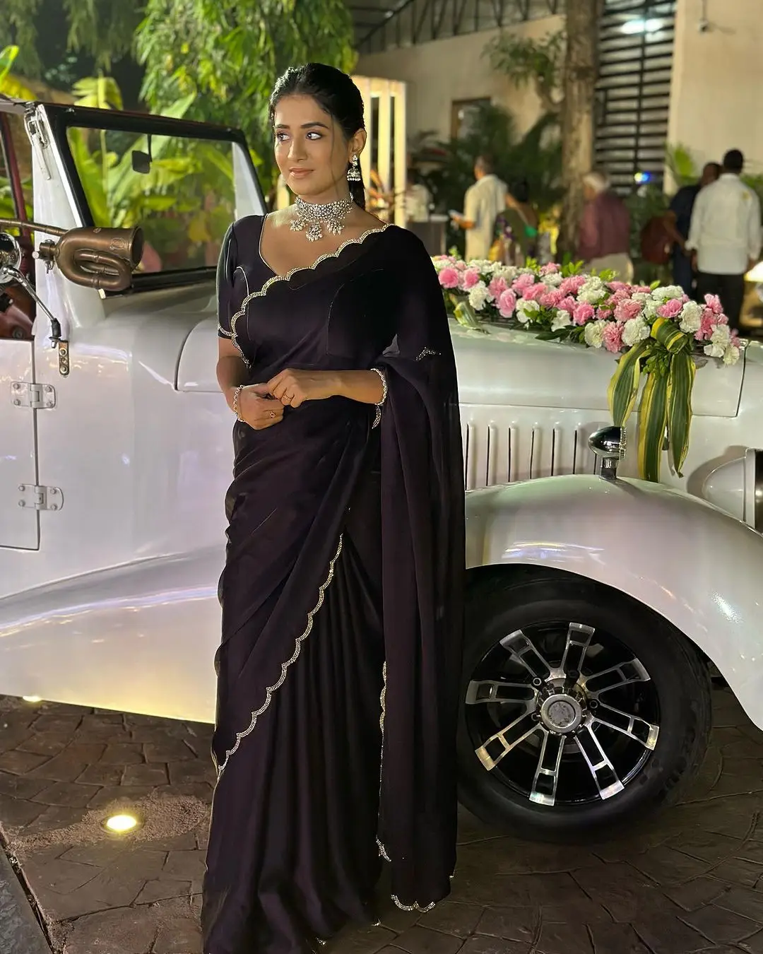 Rashi Singh in South Indian Traditional Black Saree